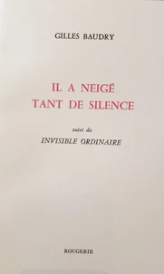 Il a neigé tant de silence, suivi de Invisible ordinaire