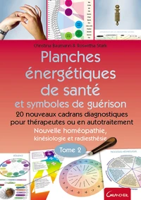 Planches énergétiques de santé et symboles de guérison