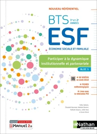 Participation à la dynamique institutionnelle et partenariale BTS ESF 1re et 2e année