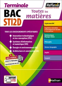 Toutes les matières STI2D Terminale