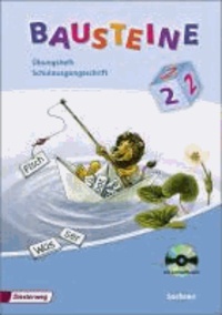 Bausteine 2. Übungshefte mit Lernsoftware CD-ROM. Schulausgangsschrift. Sachsen - Ausgabe 2009.