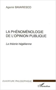 La phénoménologie de l'opinion publique.