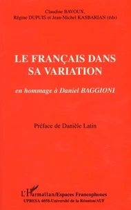 Le français dans sa variation