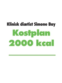 Kostplan 2000 kcal