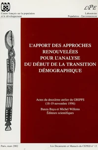 L'apport des approches renouvelées pour l'analyse du début de la transition démographique