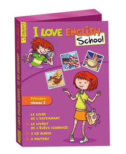  Bayard - I Love English School primaire niveau 3 - Le kit enseignant. 2 CD audio