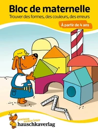 Bloc de maternelle à partir de 4 ans - Trouver les formes, les couleurs, les erreurs
