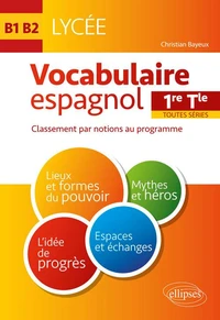 Vocabulaire espagnol 1re Tle toutes séries B1-B2