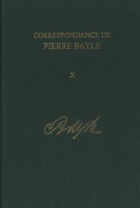 Correspondance de Pierre Bayle