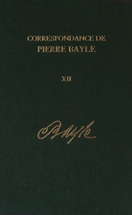 Correspondance de Pierre Bayle
