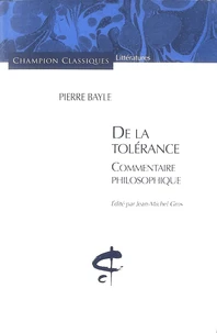 De la tolérance
