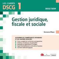 Gestion juridique, fiscale et sociale DSCG 1