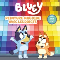 Peinture magique avec les doigts Bluey
