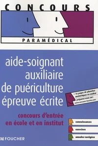 Aide-soignant auxiliaire de puériculture épreuve écrite