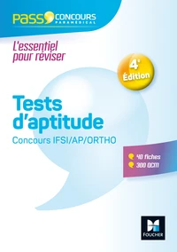 Tests d'aptitude concours IFSI/AP/Ortho