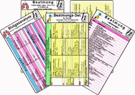 Beatmungs-Karten-Set für Kinder, Säuglinge, Früh- & Neugeborene - Medizinische Taschen-Karte - Beatmungs-Karten-Set (5er-Set) bestehend aus unseren Karten: - Beatmung - Respirator-Einstellungen für Früh- / Neugeborene, Säuglinge & Kleinkinder; Blutgasanalyse für Früh- / Neugeborene, Säuglinge &.