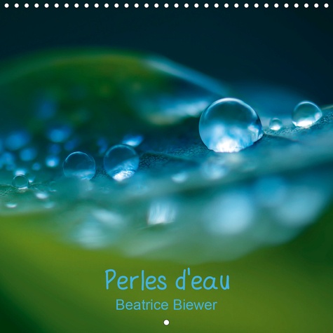 CALVENDO Nature  Perles d'eau (Calendrier mural 2020 300 × 300 mm Square). Des jolies gouttes d'eau telles des perles (Calendrier mensuel, 14 Pages )
