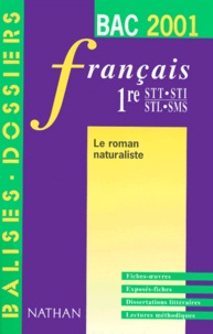 Béatrice Desgranges et Henri Mitterand - Francais 1re Stt-Sti-Stl-Sms Le Roman Naturaliste. Bac 2001.