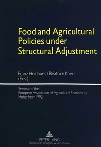 Food and Agricultural Policies under Structural Adjustment