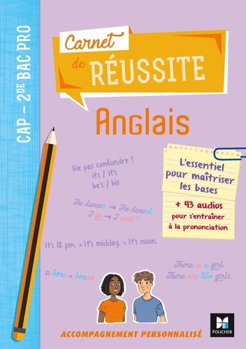 Carnet de réussite Anglais CAP - 2de Bac Pro  Edition 2021