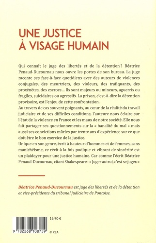 Une justice à visage humain. Une juge des libertés et de la détention témoigne