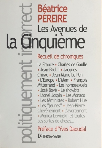 Les avenues de la Cinquième : recueil de chroniques