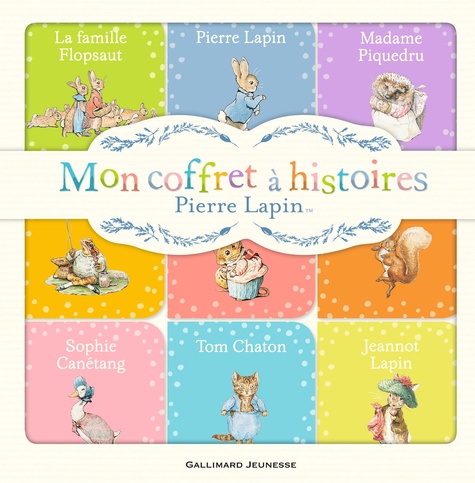 Beatrix Potter - Mon coffret à histoires Pierre Lapin - Coffret en 9 volumes.