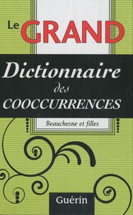 Le grand dictionnaire des cooccurrences