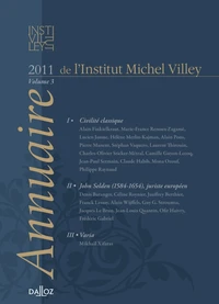 Annuaire de l'Institut Michel Villey