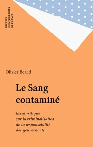Le sang contaminé