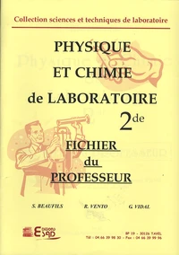 Physique et chimie de laboratoire 2de fichier du professeur
