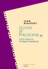 Lecons De Philosophie. Tome 2, Idealisme Allemand Et Philosophie Contemporaine