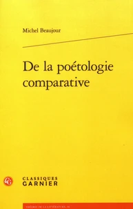 De la poétologie comparative