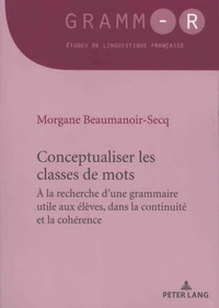 Conceptualiser les classes de mots
