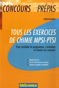 Tous les exercices de chimie MPSI-PTSI