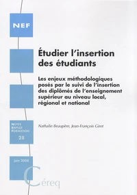 Etudier l'insertion des étudiants