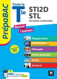 PREPABAC - Toute la terminale STI2D/STL - Contrôle continu et épreuves finales - Révision 2026