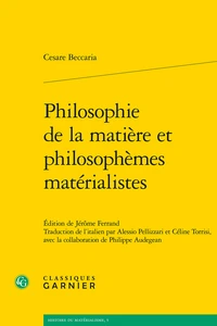Philosophie de la matière et philosophèmes matérialistes