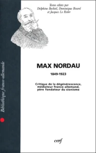 MAX NORDAU (1849-1923).
