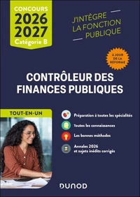 Concours Contrôleur des finances publiques - 2026-2027 - A jour de la réforme