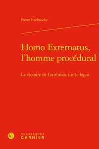 Homo externatus, l'homme procédural