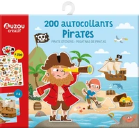200 autocollants Pirates