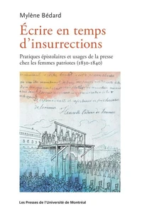 Ecrire en temps d'insurrections