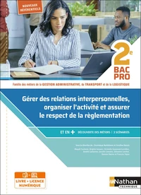 Gérer des relations interpersonnelles, organiser l'activité et assurer le respect de la réglementation 2de Bac Pro