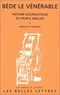  Bède le Vénérable - Histoire Ecclesiastique Du Peuple Anglais. Tome 2, Miracles Et Missions.