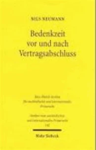 Bedenkzeit vor und nach Vertragsabschluss