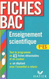 Enseignement scientifique 1e ES