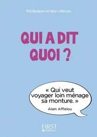 Qui a dit quoi ?