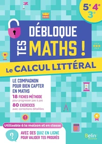Le calcul littéral 5e-4e-3e