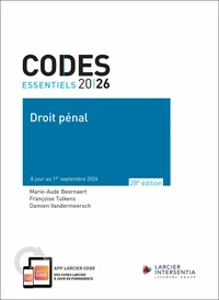 Code essentiel - Droit pénal 2026 - À jour au 1er septembre 2026
